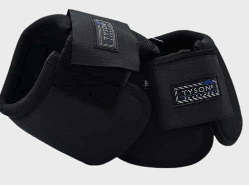 Tysons Breeches Hufglocken Spring Glocken Kaltblut Perscheron Noriker XL XXL XXXL Schwarz Braun Drehschutz ergonomisch 1600 Poly Neopren Übergröße (Schwarz, XX Full)