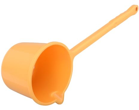 Zerodeko Long Handle Plastic Water Scoop Ladle Large Bath Ladle Spoon Thick Multipurpose Water Scooper for Kitchen and Bathroom Use
