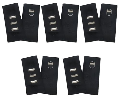 5 PCS Waistband Extender, Convenient Button Extender for Trousers, Adjustable Elastic Trouser Extenders Women for Women Dress Skirts Men Jeans Trousers Dress Pants Easy to Use