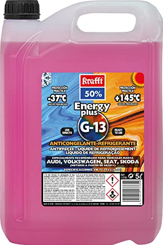 Krafft Energy Plus G-13 50% Liquide de refroidissement 5 l
