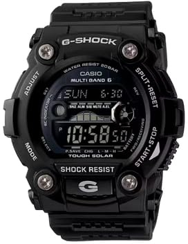 Casio GW-7900B-1ER G-Shock G Shock Montre pour homme Motif ondes radio solaire Noir Bracelet, Bracelet