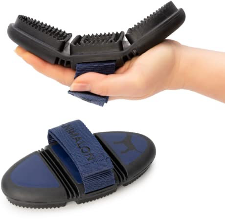 Animalon Kurzhaar-Striegel für Hunde| Fellwechsel-Helfer beim Hund | Striegel für Hunde mit Kurzhaar | Innovative Hundebürste für schonende Fellpflege