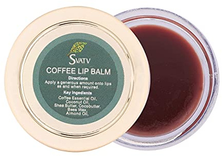 SVATV - Allzweck-Kräutersalben-Lippenbalsam 15 g :: Made in India (Kaffee)