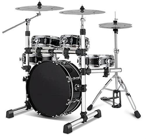 KESHUO Drum Kit Tragbares Stiller Anfänger Anfänger Doppelseitige Übungstrommel Schlagzeug Set (Color : 05)
