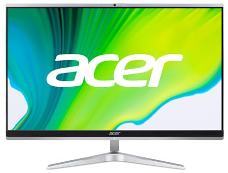 Acer Aspire C24-1650, PC Desktop AIO, Intel Core i3-1115G4, 8 GB DDR4, 512 GB SSD, 23,8 Pantalla IPS FHD LED LCD, Intel UHD, WiFi, Webcam, Sin Sistema operativo/Teclado + Mouse inalámbricos