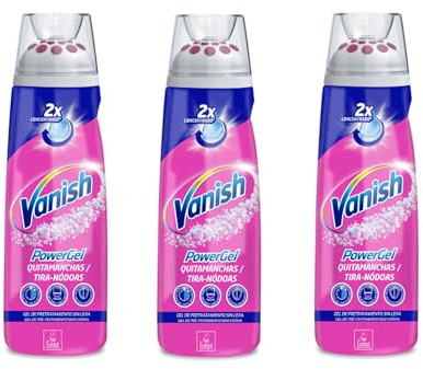 Vanish Power Gel – Quitamanchas delantero lavado 200 ml – pack de 3x200ml