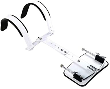 Verstellbarer Snare Drum Träger für Transport | Leicht zu Montieren und Demontieren, mit Schultergurt, Weiß, Zubehör für Snare Drums