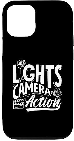 Custodia per iPhone 15 Pro Fotocamere Luci Azione Cineasta