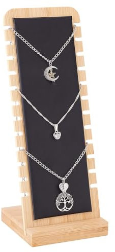 Supporto per collane, supporto per collane, supporto per collane, supporto per collane, supporto per gioielli, supporto per collane, 12 slot per gioielli, per collane