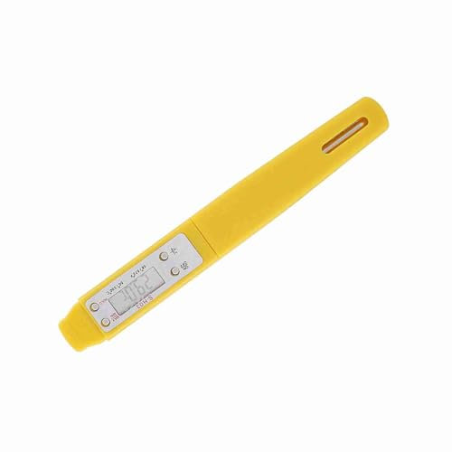 Meat Thermometer, Thermometer with Multifunctional Design ± 1°C Meat Thermometer Digital for Cooking (Yellow)