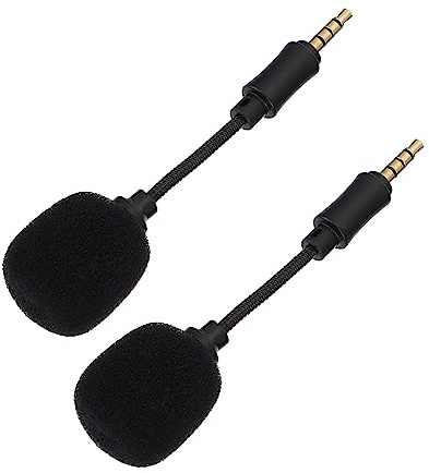 ibasenice 2pcs In-line Microphone Trrs Directional Professional Noise Reduction Mic Microphone for Live Singing Singing Supplies Mini