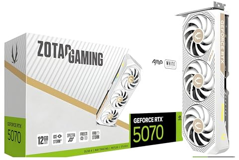 ZOTAC AMP GeForce RTX 5070 - Scheda grafica GDDR7 PCI Express 5.0 x16, 12 GB, 192 bit
