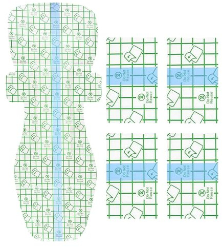 Almohadillas de natación de silicona para mujer, juego de parches protectores impermeables, 4 almohadillas y discretas, parches de silicona impermeables, plantilla higiénica para uso diario