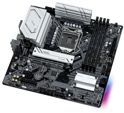HYUIND Carte mère Fit for ASRock H570M PRO4 Compatible avec processeurs i5-11600K 10900F 10400F G6605 11400F LGA 1200 Intel H570 DDR3 M.2 Micro ATX