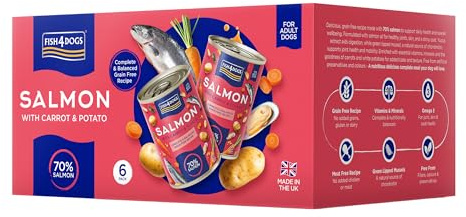 Fish4Dogs Salmon Wet Complete 395g x 12