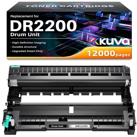 Kuva DR-2200 Drum Unit Comaptible for Brother DR2200 for MFC 7460DN 7470D 7860DN DCP 7055 7060N HL2270DW HL2250DN HL2240DR HL2240D HL2230 HL2220 HL2130R FAX2840 FAX2940 FAX2950 (1 Drum)