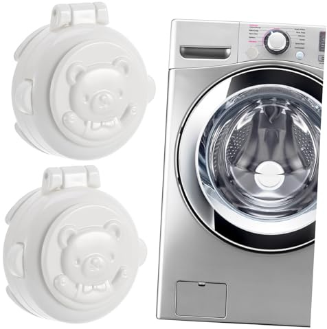 Gogogmee Waschmaschine Sicherheitsschloss Knopf Kindersicherung Für Auto-Taste Und Schlüsselstartschutzabdeckungen 4 Stück Sicherheitsset Für Baby Schutz Im Haushalt