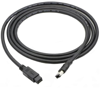 YTtkku IEEE1394 Firewire-Kabel, 6-polig auf 9-polige Stecker, für Drucker-Scanner und Festplatten, Kompatibilität mit Scannern