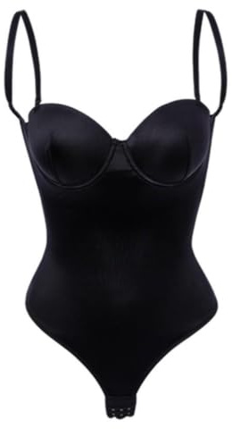 Compression Bodysuit, Thong Shaper för kvinnor Backless Body Shaper Thong | Thong Body Shaper Kvinnor Klänningar utan rygg