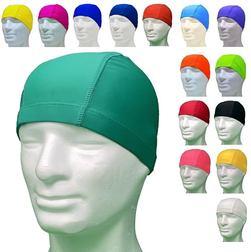 Professionelle Schwimmkappe aus antiallergenem Lycra – latexfrei – Schwimmkappe licra Unisex