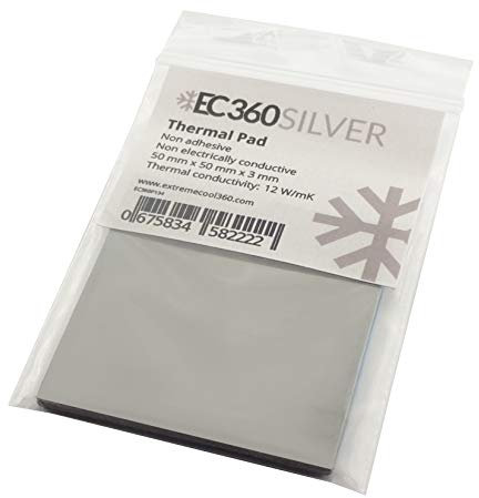 EC360® Silver 12W/mK Thermal Pad (50 x 50 x 3.0 mm)