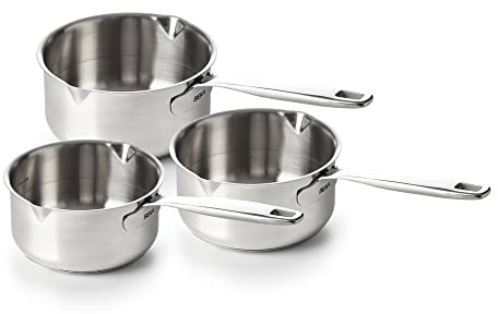 Beka serie von 3 edelstahl 16/18 / 20cm töpfen 15026974