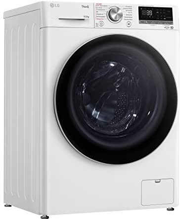 LG Electronics F4WV710P1E, 10.5 kg, A+++, Steam, Weiß