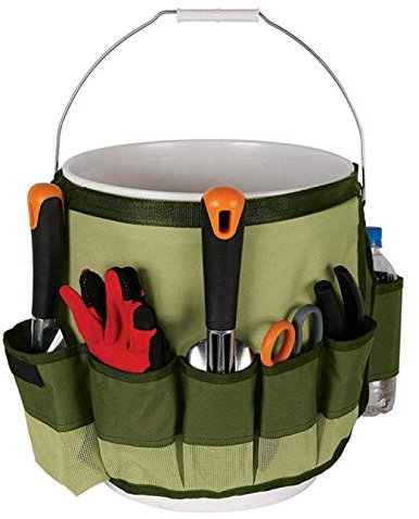 Set di Attrezzi da Giardino Borsa per Attrezzi da Giardino Piccola Borsa da Giardino in Tessuto Oxford per Kit di Attrezzi da Giardinaggio Strumenti esclusi Facile da Usare