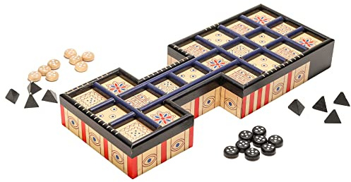 RNK Gaming The Royal Game of Ur Jeu de société – Jeu de société de stratégie Antique pour 2 Joueurs, Rapide et Facile à Apprendre, Plus de 4500 Ans