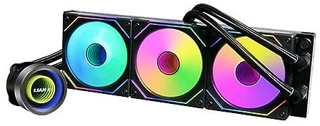 Lian Li Galahad II Trinity SL AIO 360mm ARGB CPU Water Cooler - Black, Advanced Cooling, Customisable Lighting, Easy Installation
