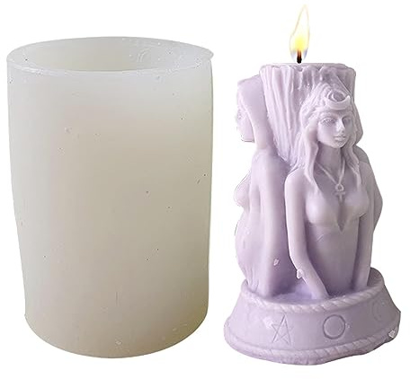 Göttin Silikon Kerze Machen Form - Göttin Harz Form für Handwerk | Griechische römische Göttin Basteln und Harz Gießen, Seifenbar, Harz Handwerk und Aromatherapie Bellv
