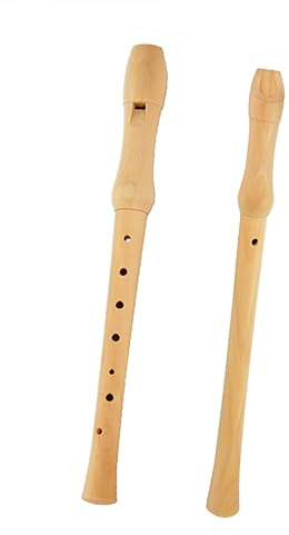 blockflöte Schüler, die Anfänger sind, lernen C-Tune. Unterrichten Sie die Klasse, um Acht-Loch-Holzflöte mit hohem C-Tune zu spielen