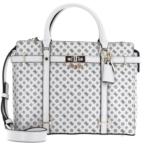 Guess GUESS Emilee Luxury Satchel Stone Logo