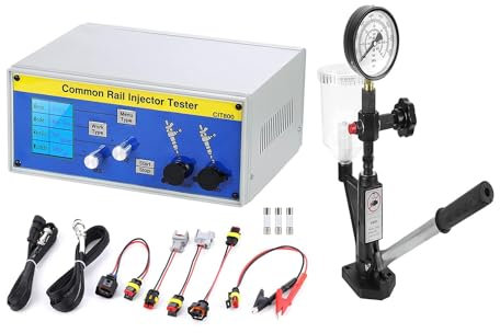 DLAZUM Kompressionskit für Diesel-Einspritzdüsen-Tester, Diesel-Einspritzdüsen-Tester, Cit800 Diesel-Common-Rail-Einspritzdüsen-Tester, Diesel-Piezo-Einspritzdüsen-Tester + S60H-Injektor-Validator