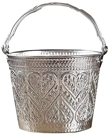 Ice Bucket Champagne Bucket Ice Bucket Stainless Steel Champagne Bucket Portable Red Wine Ice Bucket Suitable For Hotel Bar Wine Bucket Cooler Bucket (Size : 20x14.5x15cm) (