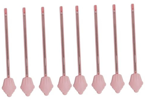 TOPBATHY 8 STK Kuchen-Teststift Kuchen Sonde Kuchenprüfnadel Kuchentesternadel Muffin-Tester Kuchenspieß Kuchentester zum Backen Backwerkzeug Kuchen-Test-Tools Rostfreier Stahl Rosa