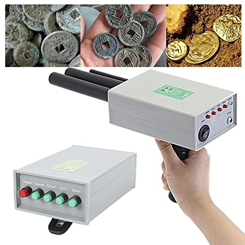 1000M Golddetektor Handheld Antenne Metalldetektor Gold Digger, Metalldetektor 20m Underground Dual Probe Metalldetektor Finder Metall Locator