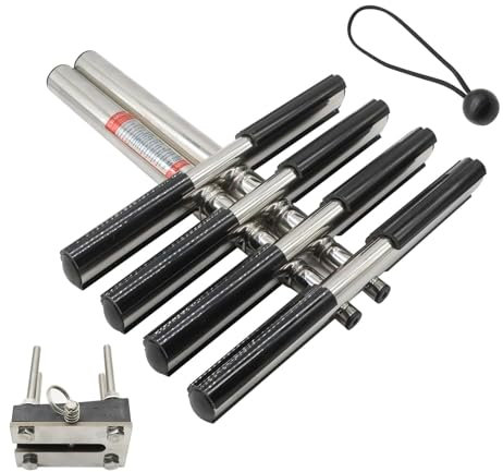 Aspaton 316 Stainless Steel Boat Ladder 4 Step Telescopic Ladder Compatible with Swimming Pool Marine Boat Pontoon