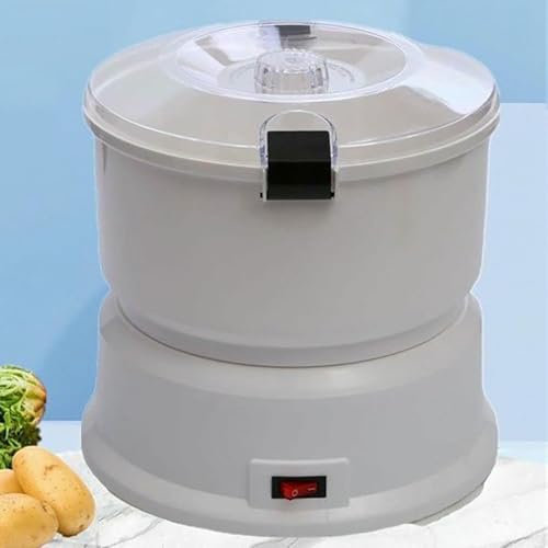 Pelador eléctrico de patatas, con un solo toque, capacidad de 1 kg, elimina eficazmente la piel de casi todas las frutas y verduras