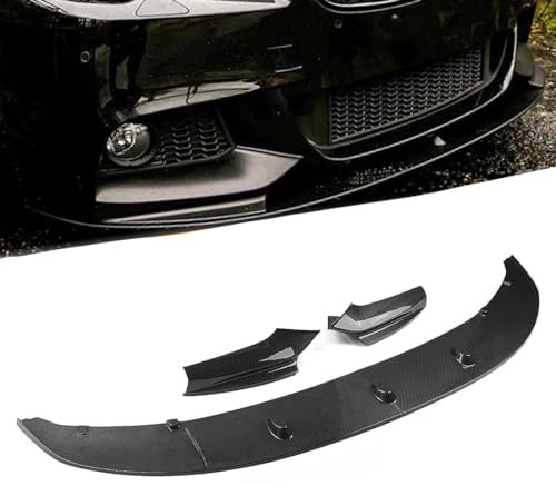 TaoZong Auto Frontspoiler für BMW F10 5 Series M 2011-2016,Style Splitter Spoilerlippensatz Body Kit Auto Frontstoßstange Frontspoiler Zubehör