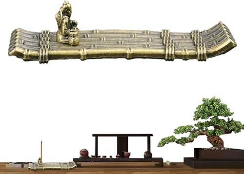 Qiwieod Soporte para Varitas De Incienso - Soporte para Varillas De Incienso Recolector De Cenizas - Recoge Cenizas Accesorio De Fragancia para Casa Exterior SPA Camping Meditación Cocina Sala