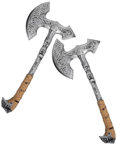 WOFASHPURET 4pezzi Halloween Vichingo Per Cosplay Accessorio Per Costume Per Feste in Maschera