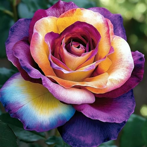 Selten Rosen-Rhizom, Überraschend wachsend, Winterhart Mehrjährig, Geeignet für Frühling und Herbst, Kein Gießen Erforderlich-4 Rhizom-I