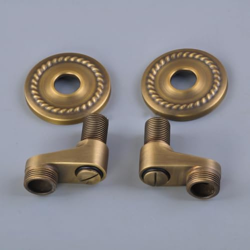 BiaoTeng Excentricas para Grifo de Ducha Latón Excentricas Grifo Ducha Ajustable 3/4 a 1/2 Antiguo
