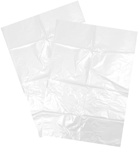 WATIIFUFU Housse de Protection pour Canapé en PE Transparente 2 Pièces | Résistante à L’usure, Anti-morsure, Usage Mobilier, pour Séjour et Rangement