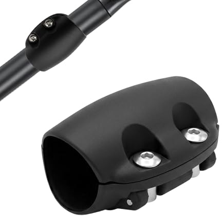 Klerbesh Abrazadera de Remo Sup 25mm-29mm, Clip Stand Up Paddle para Kayak, Cierre Rápido Antideslizante de Tubo, Repuesto de Ajuste de Longitud sin Herramientas (2PC-26-29MM)