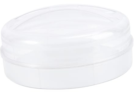 WESIEVYA Insulated Food Cover Tent with Lid and Base 2pcs Plastic Food Protecting Tent for Home Dining Dustproof Heat Retention Plate Cover