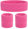 ONUPGO Kinder Schweißbänder Stirnband Armband Set – Athletisches Baumwollschweißband für Sport (1 Stirnband + 2 Armbänder)