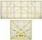 ASelected 2er-Set Patchwork-Lineal, Acryl Quilten Lineal mit Skala, Patchworklineal zum Nähen, Universal Schneider Lineal Ideal zum Nähen, für Grafiken, Scrapbooking,15 x 15cm, 15 x 30cm