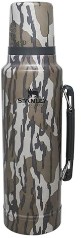 Stanley x Mossy Oak Classic Botella de boca ancha aislada al vacío 1.5 cuartos Termo de acero inoxidable 18 8 sin BPA para bebidas frías y calientes mantiene el líquido caliente o frío durante horas